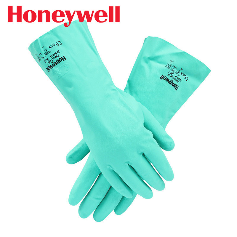 霍尼韦尔2094831防化手套丁腈耐油耐腐蚀防酸碱劳保工业防护手套