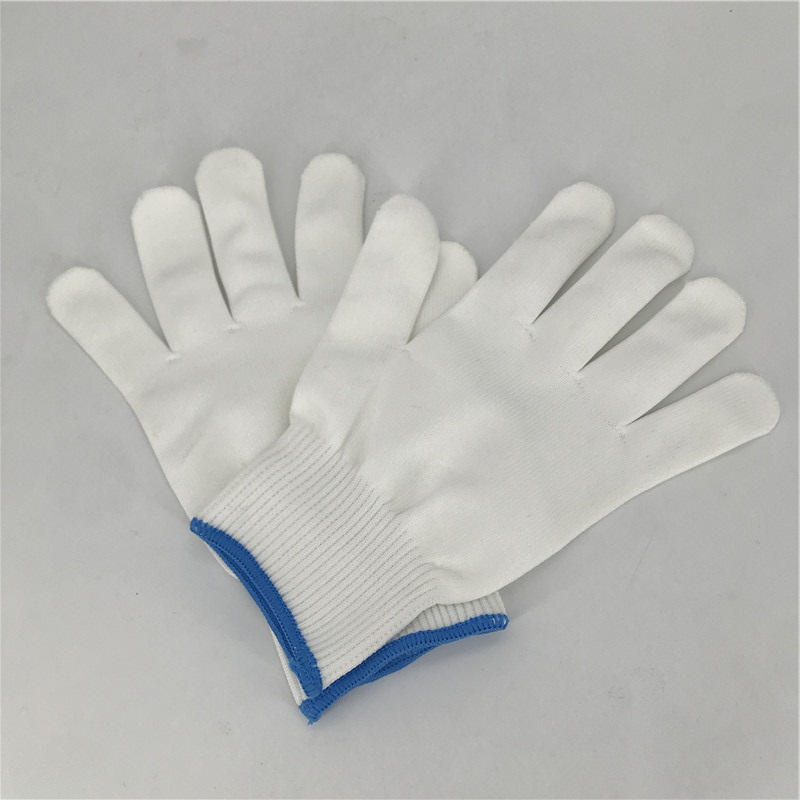 尼龙十三针手套加厚防尘耐磨涤纶手套芯白手套尼龙不掉毛屑手套